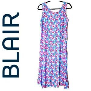 BLAIR FLORAL DRESS - BLUE